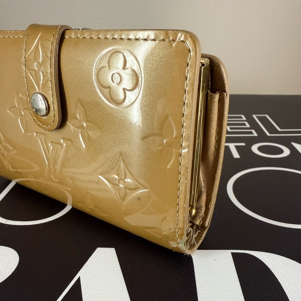 Louis Vuitton Yellow Vernis Patent Wallet - Picture 6 of 6